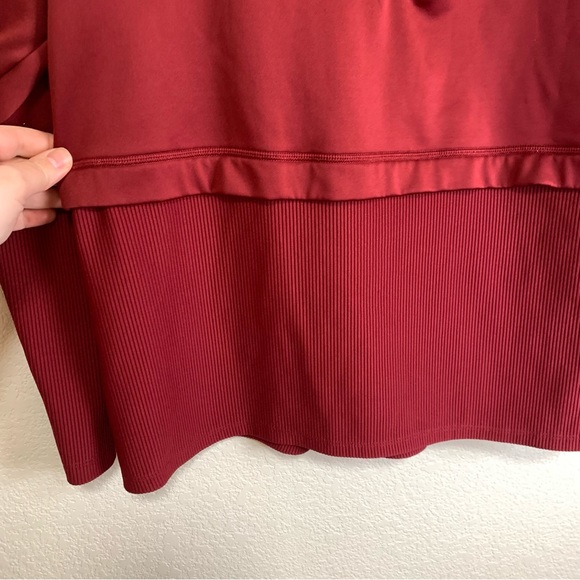 Avia Burgundy Wine Athletic Sweater - Picture 4 of 8